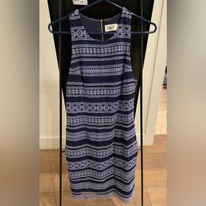 ELIZA J Lace Overlay Dress